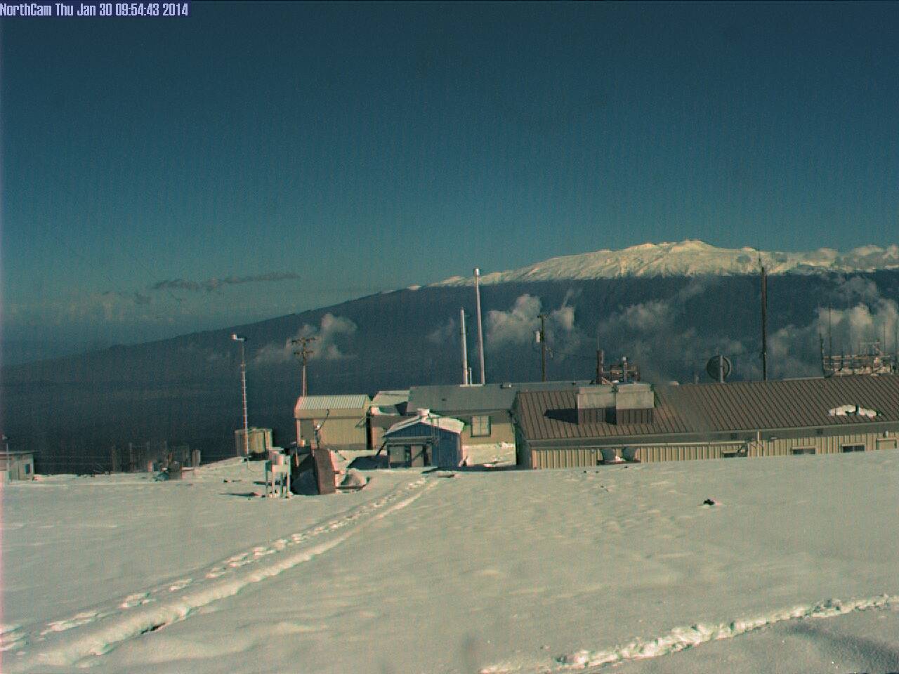 Heavy Snowfall On Mauna Kea Mauna Loa To K Ft Tay Forum